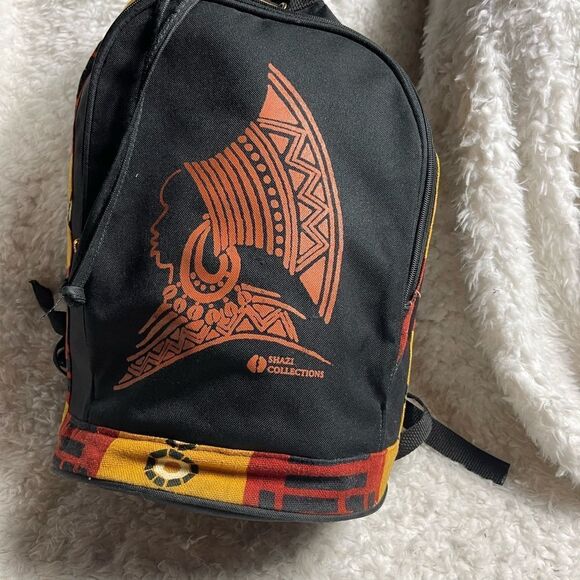 Shazi Collection Ethnic Hobo Bucket Canvas Backpack Bag Extra Large drawstring . - Picture 3 of 13